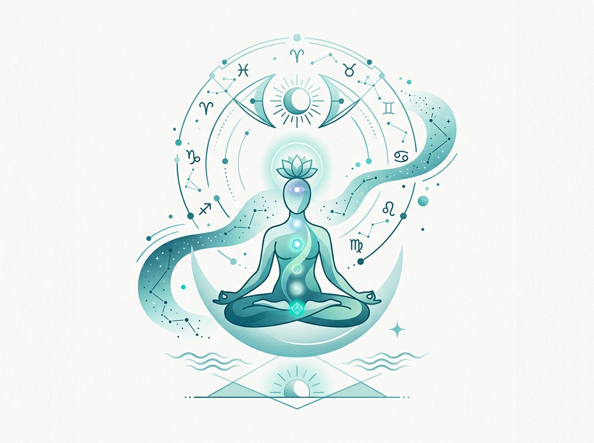 Illustration d'équilibre astral